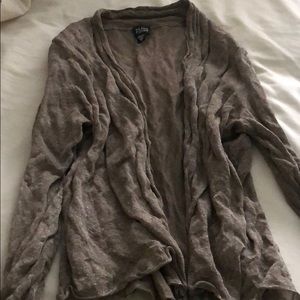 Eileen Fisher metallic cardigan